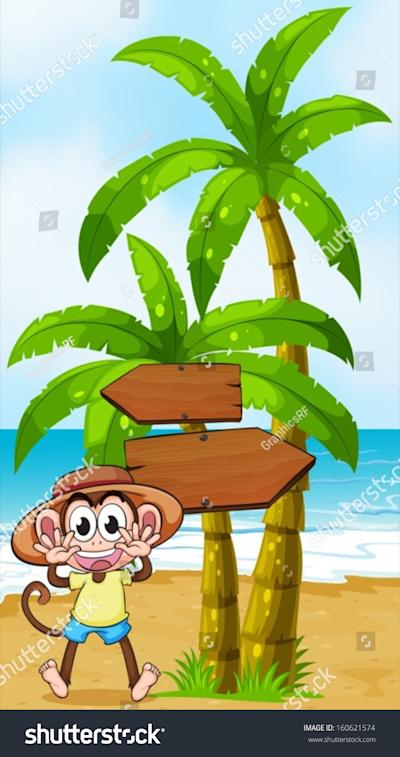 stock-vector-illustration-of-a-monkey-at-the-seashore-near-the-wooden-arrow-board-160621574.jpg.cf.jpg