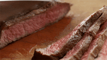 Meat Steak GIF by Beef. It's What's For Dinner.'s What's For Dinner.