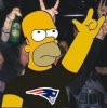 Homer pats fan.jpg