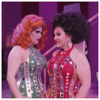 Be Quiet Drag Queen GIF by Jinkx and DeLa Holiday