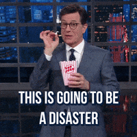 stephen colbert popcorn GIF