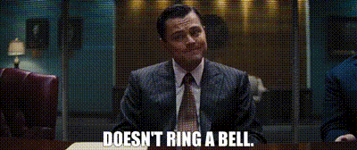 Image of Doesn't ring a bell.