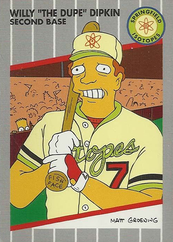 1994-SkyBox-Simpsons-II-Promo-Card-P4-Willy-The-Dupe-Dipkin.jpg