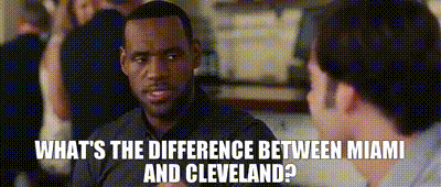 Image of What's the difference between Miami and Cleveland?