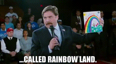 YARN | ...called Rainbow Land. | The Campaign (2012) | Video gifs by quotes  | 350bf3ea | 紗