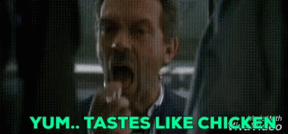 Tastes Like Chicken Yummy GIF - Tastes Like Chicken Yummy Eat GIFs