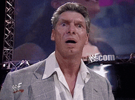 shocked vince mcmahon GIF by WWE