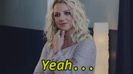 Yeah No GIF - Britney Spears No Nope - Discover & Share GIFs