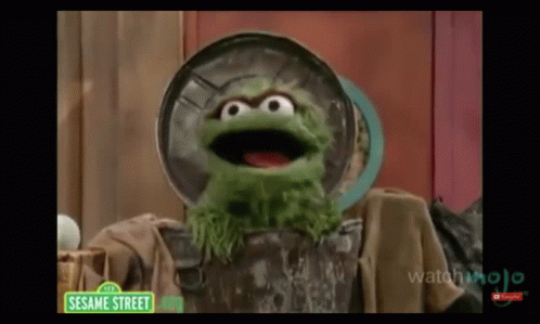 Sesame Street Oscar The Grouch GIF - Sesame Street Oscar The Grouch  Trashcan - Discover & Share GIFs