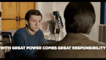Spiderman With Great Power Comes Great Responsibility GIFs | Tenor