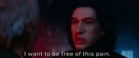 the force awakens i want to be free of this pain GIF by Star Wars