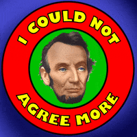 Abraham Lincoln Yes GIF