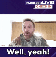 David Guetta Yes GIF by RADIO.COM
