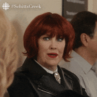 i know right schitts creek GIF by CBC