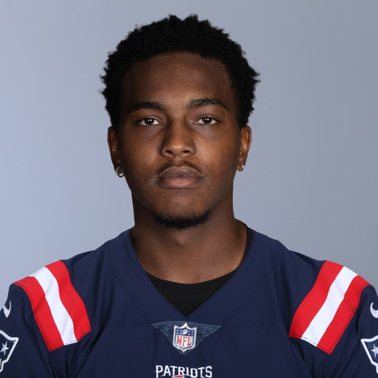 This is a 2022 photo of Lil'Jordan Humphrey of the New England Patriots NFL football team. This image reflects the Patriots active roster as of June 6, 2022 when this image was taken. (AP Photo)