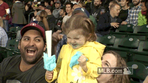 Remember when cotton-candy girl went viral during Mariners game? | The  Seattle Times